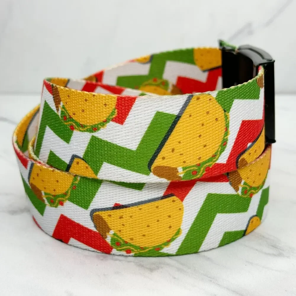 Odd Sox Taco Web Belt Removable Black Buckle Mens OS ✨